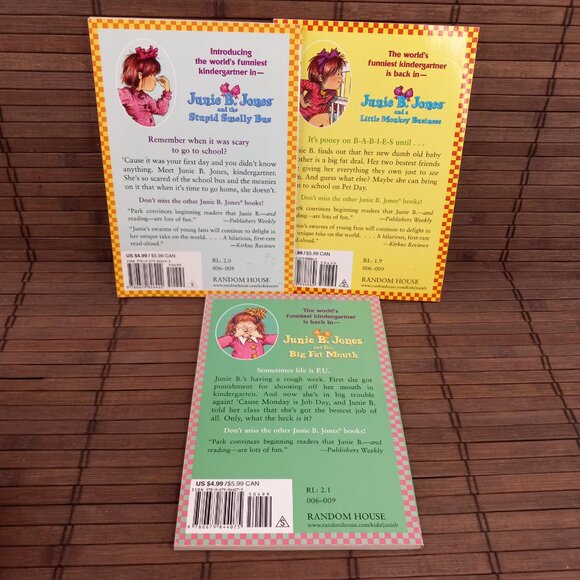 Lot 17 Junie B Jones Series Barbara Park 1-17 PB Book Set RL 2 - Picture 4 of 13